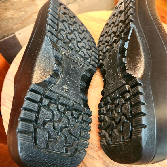 BIRKENSTOCK SUPER BIRKI POLYURETHANE BLACK CLOG- SIZE EURO 36 USA LADIES 6 - Picture 7 of 12